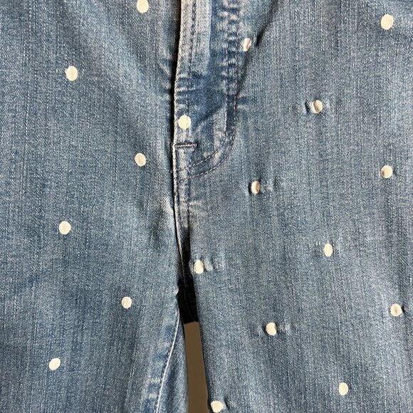 J. Crew Vintage Straight Polkadot Jeans - Picture 4 of 8